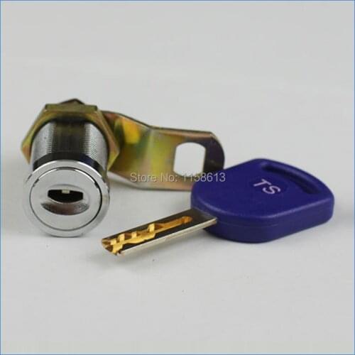 10 pieces 27mm conveniently installed keyed alike flat key cam lock postbox door lock