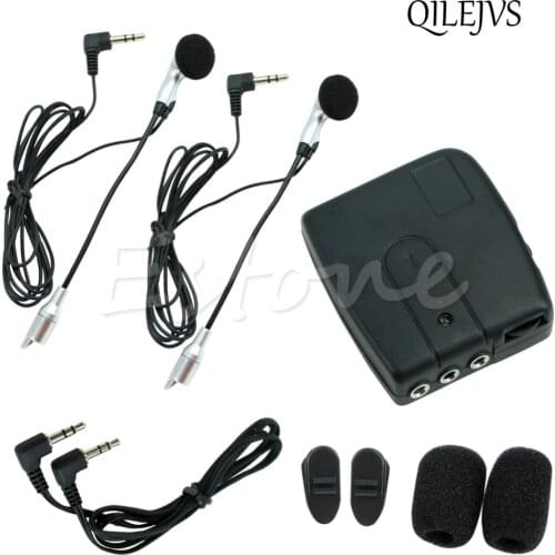 2-way Motorcycle Motorbike Helmet Intercom Headset Communication System New Hot