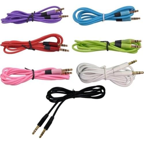 3.5mm Auxiliary Aux Male to Male Stereo Cord Audio Cable for PC iPod MP3 Car Mobile Phone Accessories
