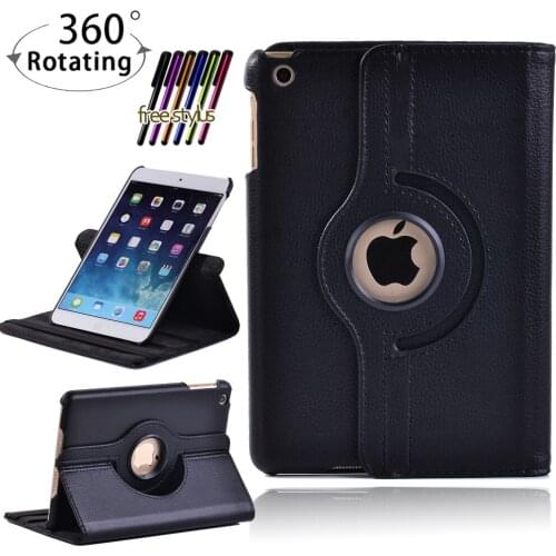 360 Rotating Case for Apple Ipad Mini 1/2/3 7.9 Inch Tablet A1490/A1491/A2599/A1454/A1455/A1489 Case Filp Leather Stand Cover