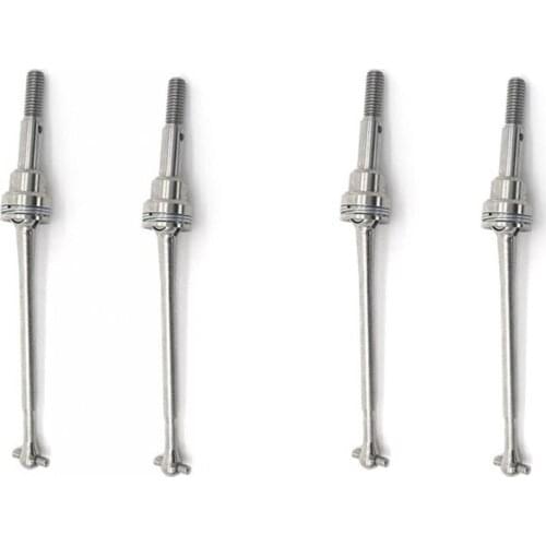 4Pcs Drive Shaft Metal Upgrade Accessories Parts for WLtoys 12428 12423 12429 1/12 Vehicles