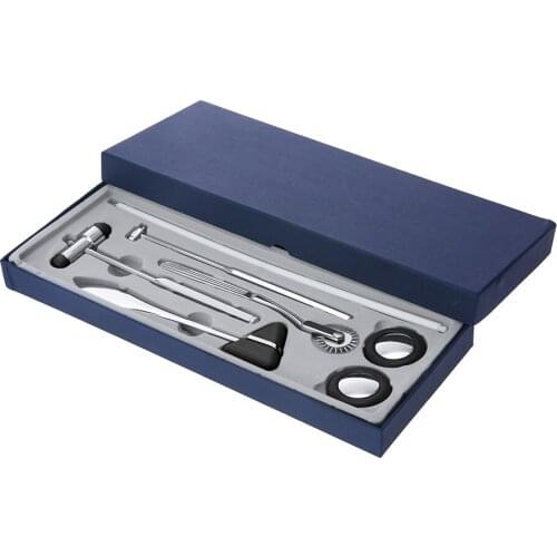 5 PCS Set Medical Neurological Massager Hammer Multifunctional Percussor Diagnostic Reflex Percussion Massage Hammer Tool Set