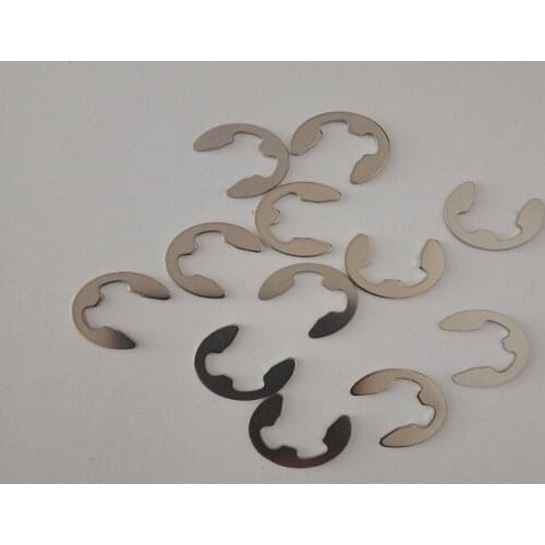 Free delivery Stainless steel 304 open retaining ring E-type snap ring 1.5 2 2.5 3 3.5 4 5 6 7 8 9 10 12 15