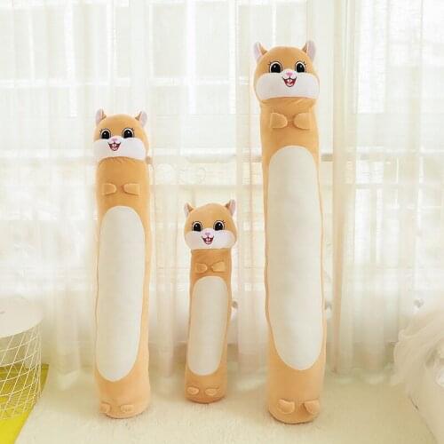 Big Size Cartoon Cat Long Plush Soft Cushion Cute Chair Cushion Adults or Students Gift Home Decoration
