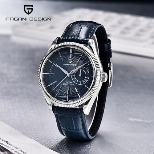 PAGANI Design Mens Quartz Watch 2021 New 200M Diving Watch Top Brand Luxury Watch Mens Casual Fashion Leather Waterproof Watch