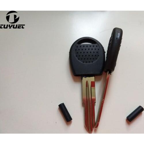 Transponder Key Shell For Chevrolet Aveo Left Blade Car Key Blanks Replacement Case