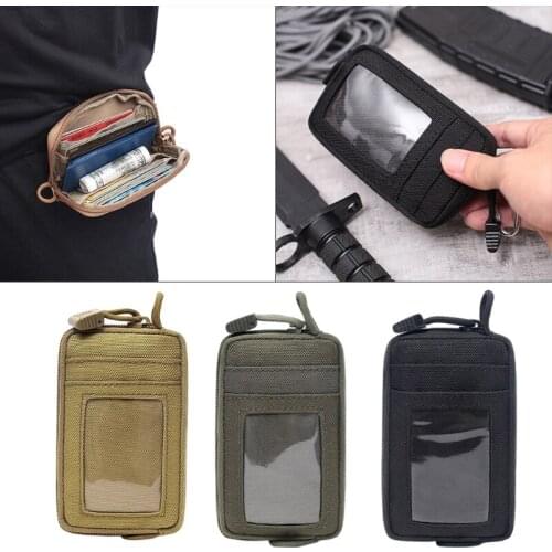 Travel Wallet Card Bag EDC Pouch Camping Hiking Waterproof Waist Bag