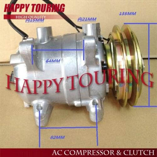 DKV14C AC Compressor for Nissan Frontier Xterra 2000-2004 92600-8B400 92600-8B401 92600-3S510 506021-4021 926008B400 926008B401