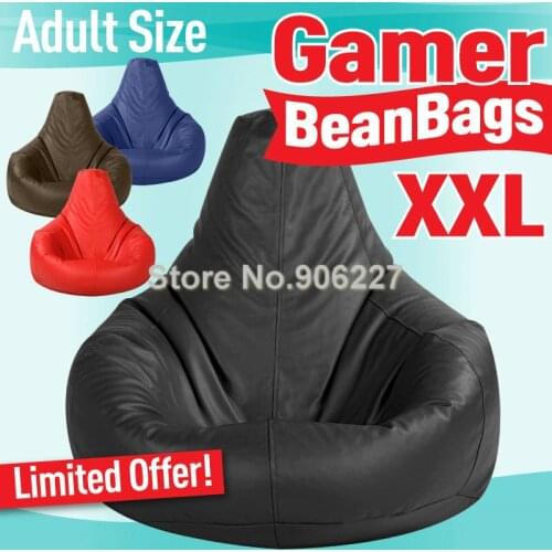 Bean Bag Gaming Bean Bag Designer Recliner - 420D nylon fabric -XL adults beanbag chair, Large cushion - free shipping