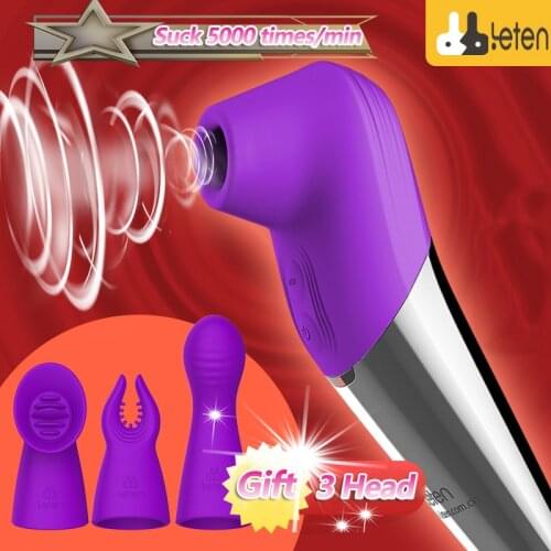 Leten Sucker Consoladores Clitoris Stimulator Vibrator G Spot Vibration Vagina Masturbator Vibrador Feminino Sex Toys For Women