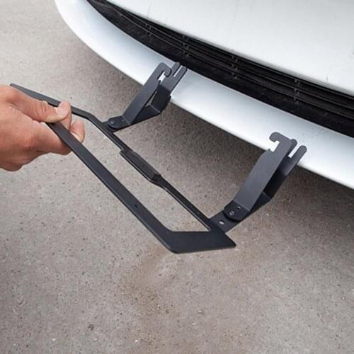80% Hot Sell License Plate Rack Non-destructive Waterproof Aluminum Alloy Wear-resistant Car Tag Holder for Tesla 3