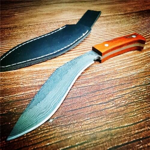 Mini Knife, Portable Fixed Blade Knife, Sharp Stainless Steel Blade, Camping Outdoor Survival Knife, Tools, Gifts for Men