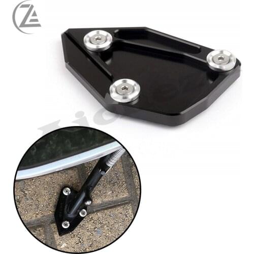 ACZ Motorcycle CNC Kickstand Foot Side Stand Extension Pad Support Plate For BMW C650GT C650 GT C600 Sport 2012 2013 2014 2015