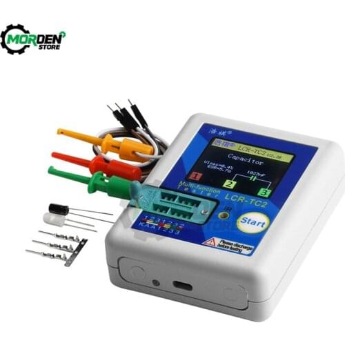 New LCR-TC2 Transistor Tester Multimeter Colorful Display For Diode Triode MOS/PNP/NPN Capacitor Resistor Transistor Dropship