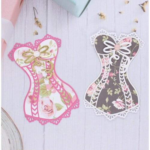 YPP CRAFT Small Size Corset Metal Cutting Dies Stencils for DIY Scrapbooking Decorative Embossing DIY Paper Cards