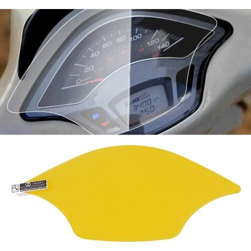 Motorcycle Cluster Protection Dashboard Instrument Speedometer Film Screen Protector Sticker For VESPA Primavera 150 Sprint 125