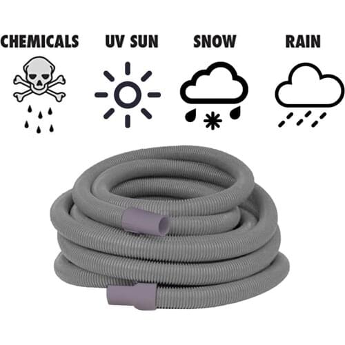 Heavy Duty Pool Vacuum Hose 1.5 Inch Swimming Pool Double Suction Pipe Cleaning Accessories With Rotating Cuffs