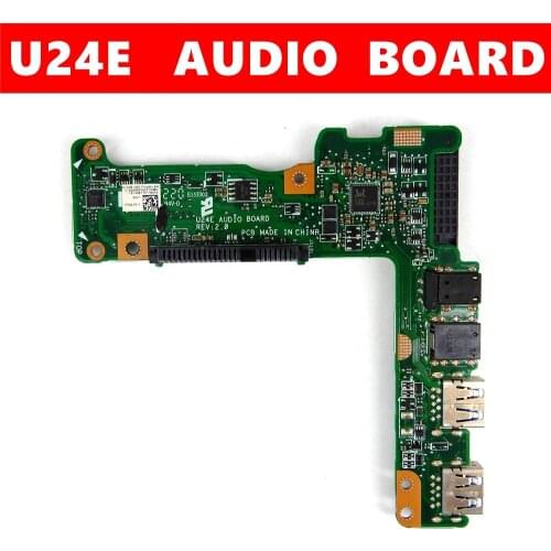 U24E AUDIO BOARD For ASUS U24E U24A HDD Hard disk adapter board Sound card USB SD Hard disk interface REV 2.0 Audio Board