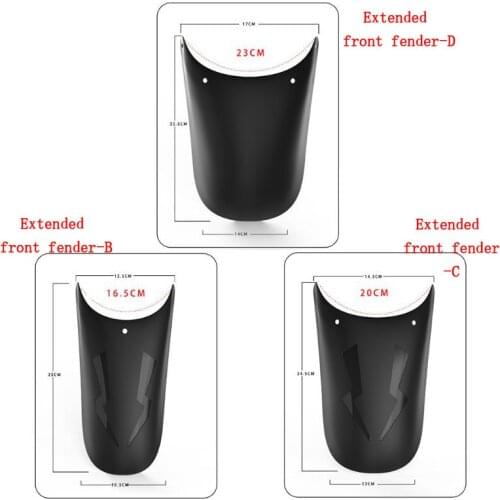 Universal Motorcycle Lengthen Front Fender Rear or Front Wheel Extension Fender Mudguard Splash Guard For Motorcycle