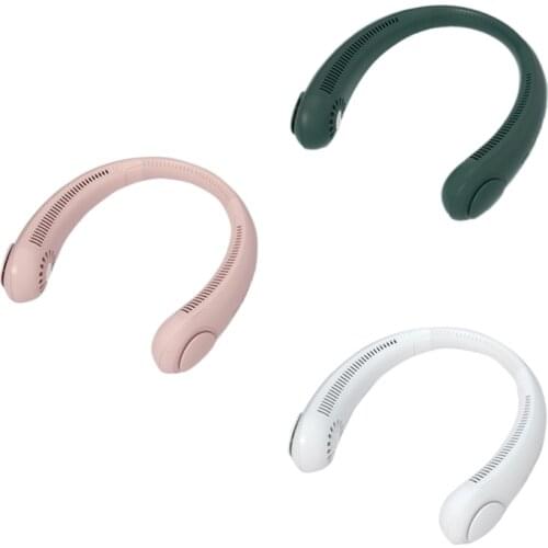 Neck Fan,Portable Wearable USB Powered Hands Free Bladeless Personal Cooling Sport Fan for Office Travel Outdoor