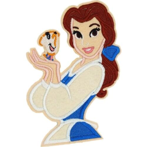 Tea cup Embroidered Sew or Iron on Patch