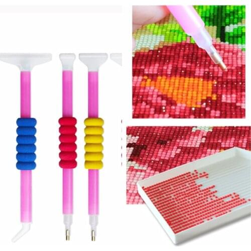 1PC NEW Anti-fatigue Elbow Point Drill Pen DIY Crafts Household Embroidery Cross Stitch Diamond Painting Tool Sewing Accessories