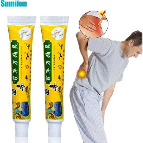 1pcs Chinese Scorpion Analgesic Cream Arthritis Herbal Ointment Muscle Sprain Knee Back Rheumatism Balm Medical Plaster P1076