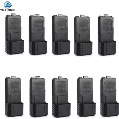 Lot 10PCS Baofeng UV-5R 6 x AA Extended Battery Case for Walkie Talkie Shell Cover UV5R UV-5RE Plus 5RA 5RB TYT TH-F8 BL-5L