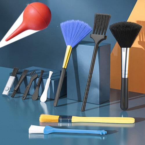 10 pcs Kit Portable Brush Laptop cellphone shaver Anti-static Dusting Cleaning For Computer Keyboard Small Space Cleaner car