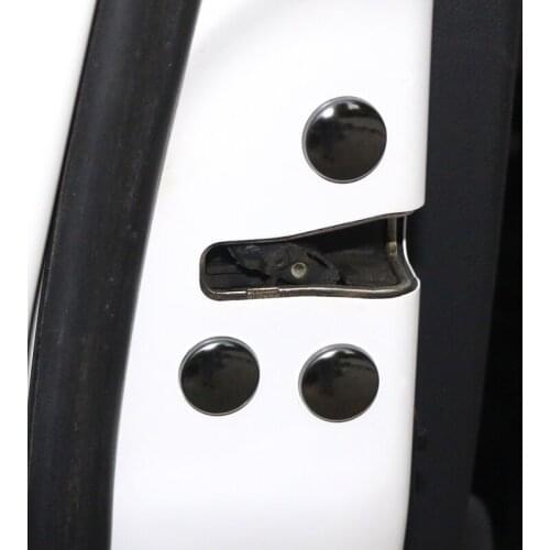 12PCS Universal Car Interior Door Lock Screw Protector Nuts Bolts Cover Cap for Toyota yaris auris hilux Corolla Camry RAV4 TRD