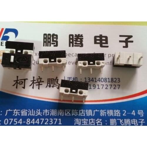 25PCS/lot 3-legged vertical common mouse micro switch Rectangular jog button