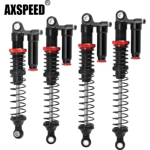 AXSPEED 4Pcs/set 90mm/100mm/110mm/120mm Aluminum Aolly Shock Absorber Axial SCX10 Wraith D90 TRX-4 1/10 RC Crawler Car Parts