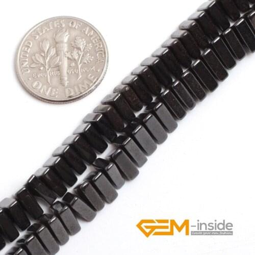 7X2MM Triangle Magnetic Hematite Stone Beads Natural Stone Beads DIY Loose Beads For Jewelry Making Strand 15 inches wholesale