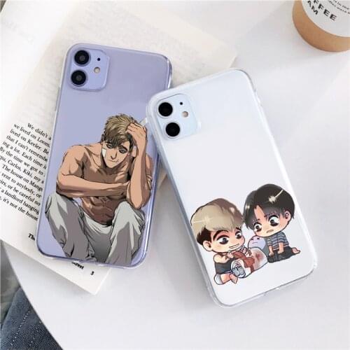 Killing Stalking Anime Cool Transparent Case For iPhone XS Max XR X 11 12 Pro Max SE 2020 7 8 6 6S Plus 5 5S SE 12Mini Capa Bags
