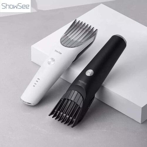 Showsee Electric Hair Clipper Portable Cutting Trimmer Barber Professional Choice Ceramic Blade Wireless Shaving Machine