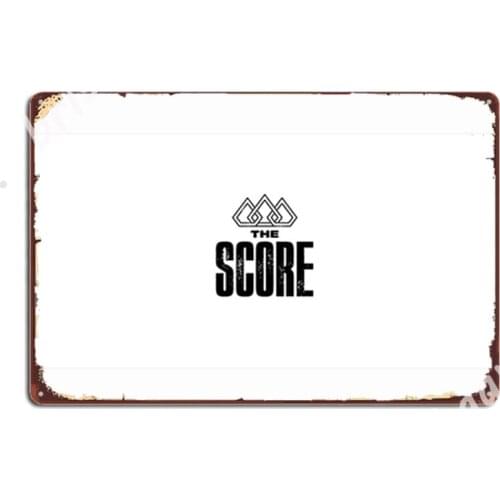 The Score Band Metal Signs Customize Cinema Garage Club Bar Plaques Tin sign Posters