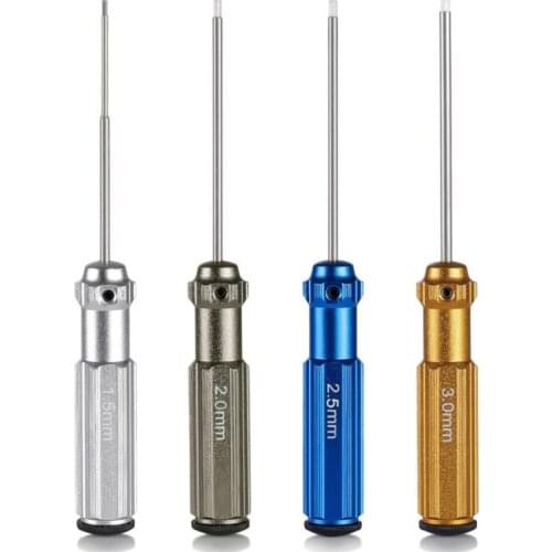 4pcs Hex Screw driver Tools Kit Set for RC Helicopter TiNi Hex Driver Wrench (1.5mm 2.0mm 2.5mm 3.0mm)