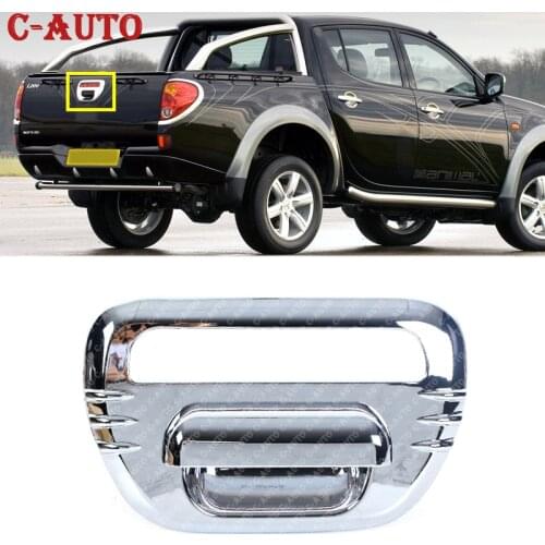 Car Tail Gate Cover Plate Rear Gate cover For Mitsubishi L200 Triton 2006 2007 2008 2009 2010 2011 2012 2013 2014 Accessories
