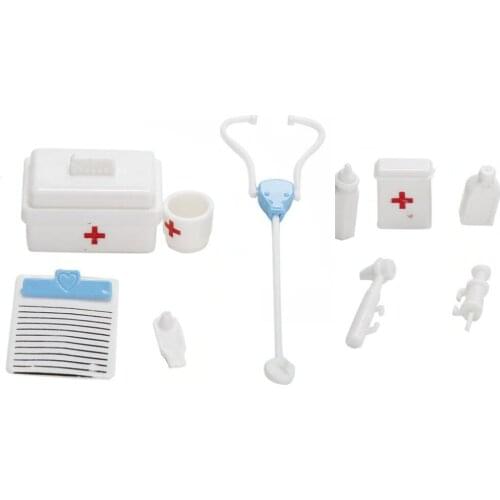 NK One Set Doll Accessories Toy medical kit Doll Pet Toys For Barbie doll Baby Toys Best Christmas gifts DZ