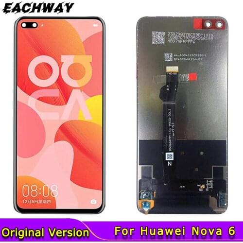 Original Screen for Huawei Honor V30 LCD Display Touch Screen Digitizer Honor View 30 Replacement Parts For Huawei Nova 6 LCD