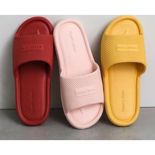 Akexiya 2021 Unisex Home Sandals Women Men Slippers Flat Shoes Bathing Non-slip Flip Flops Fashion Indoor Zapatillas de hombre