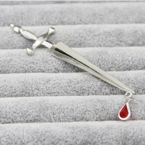 Blood Sworn Dagger Stud Earrings Fashionable Durable for Women Girls Earrings AC889