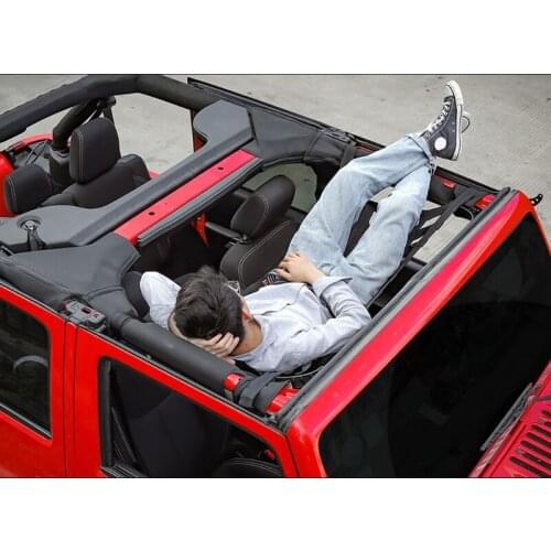 Heavy Duty Cargo Net Cover For Je ep Wrangler 07-18 Multifunctional Top Roof Storage Hammock Cover A5KD