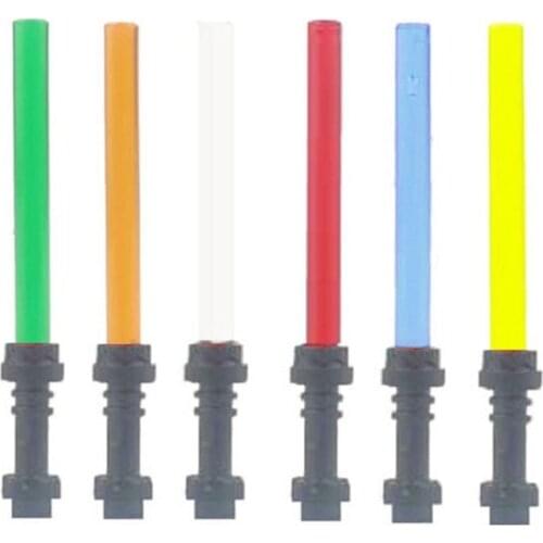 Weapon Lightsaber for Space War Figure Clone Wars Accessory Building Block Brick Assemble