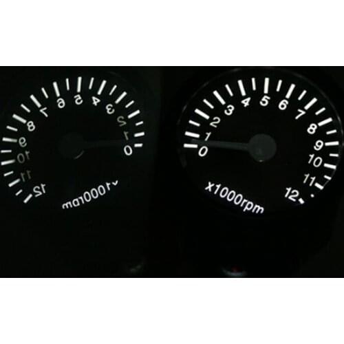 Universal Motorcycle Alloy Lightweight Tachometer Speedometer Odometer Gauge