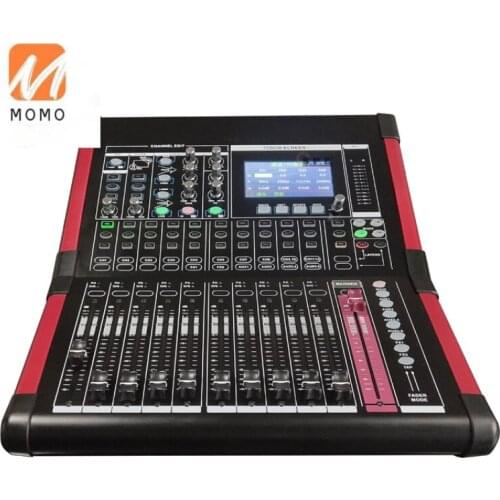 High Quality Professional Digital Audio Mixer with Amplifier Mixer USB Function 16 Channel Digital Mixer Built In Sound Card