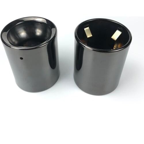 2pcs/lot Car Exhaust Tip Muffler Pipe Tail Rear Tube Cover case For Mini Cooper R55 R56 R57 R58 R59 R60 R61 F54 F55 F56 F57 F60
