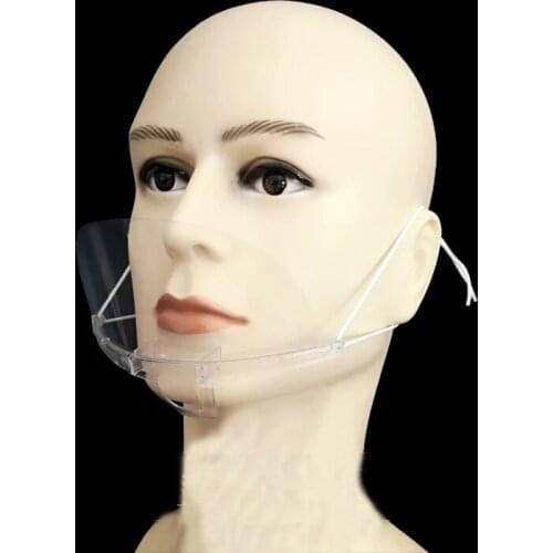 5/10pcs Transparent Plastic Mouth Mask Face Mask Environmental for Microblading/Tattoo/Permanent Makeup/Restaurant/Beauty Salon