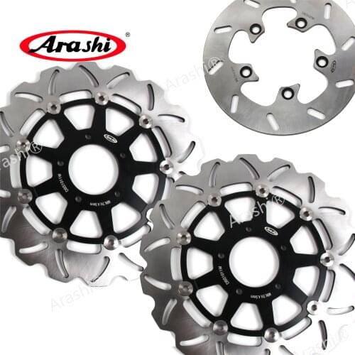 ARASHI For SUZUKI SV1000 SV1000S CNC Front Rear Brake Rotors Brake Disc SV 1000 1000S 2003 2004 2005 2006 2007 07 06 05 04 03