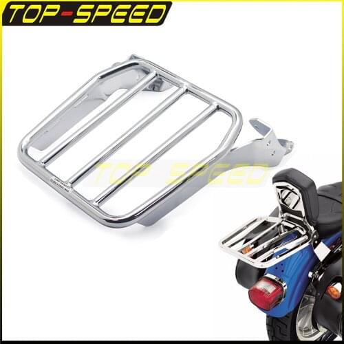 Motorcycle Rear Seat Sissy Bar Luggage Rack Support Shelf 52300441 52300439 For Harley '18-later FLFB FLFBS FXBR and FXBRS